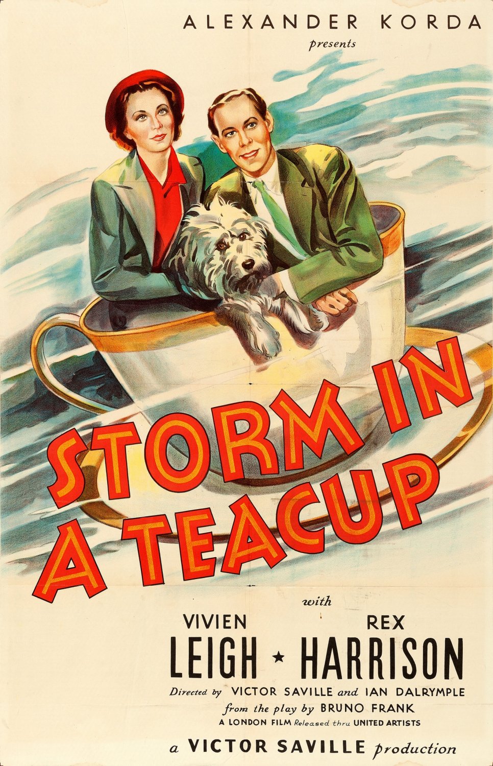 Storm In A Teacup (1937) - Vivien Leigh  Colorized Version  DVD