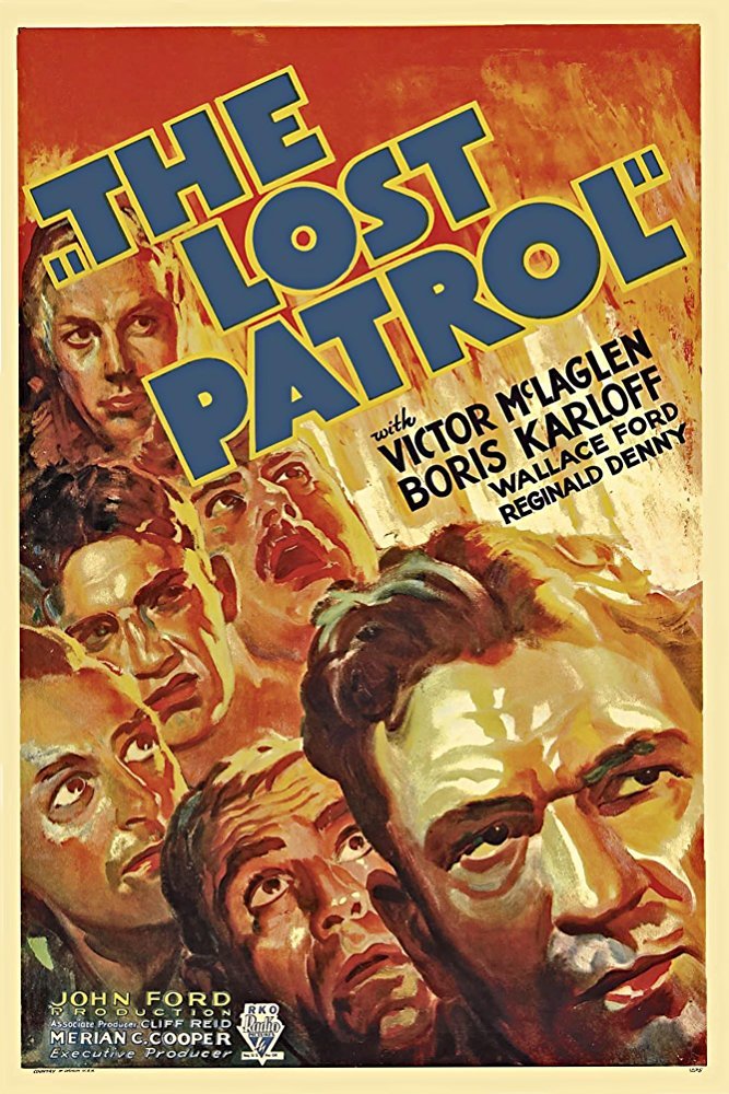 The Lost Patrol (1934) - Boris Karloff  Colorized Version DVD