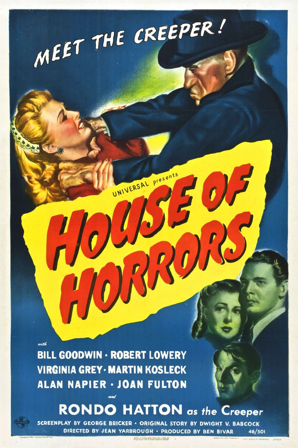 House Of Horrors (1946) - Robert Lowery  Colorized Version  DVD