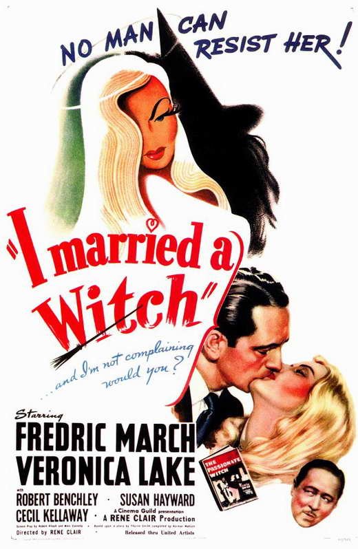 I Married A Witch (1942) - Veronica Lake  Colorized Version DVD