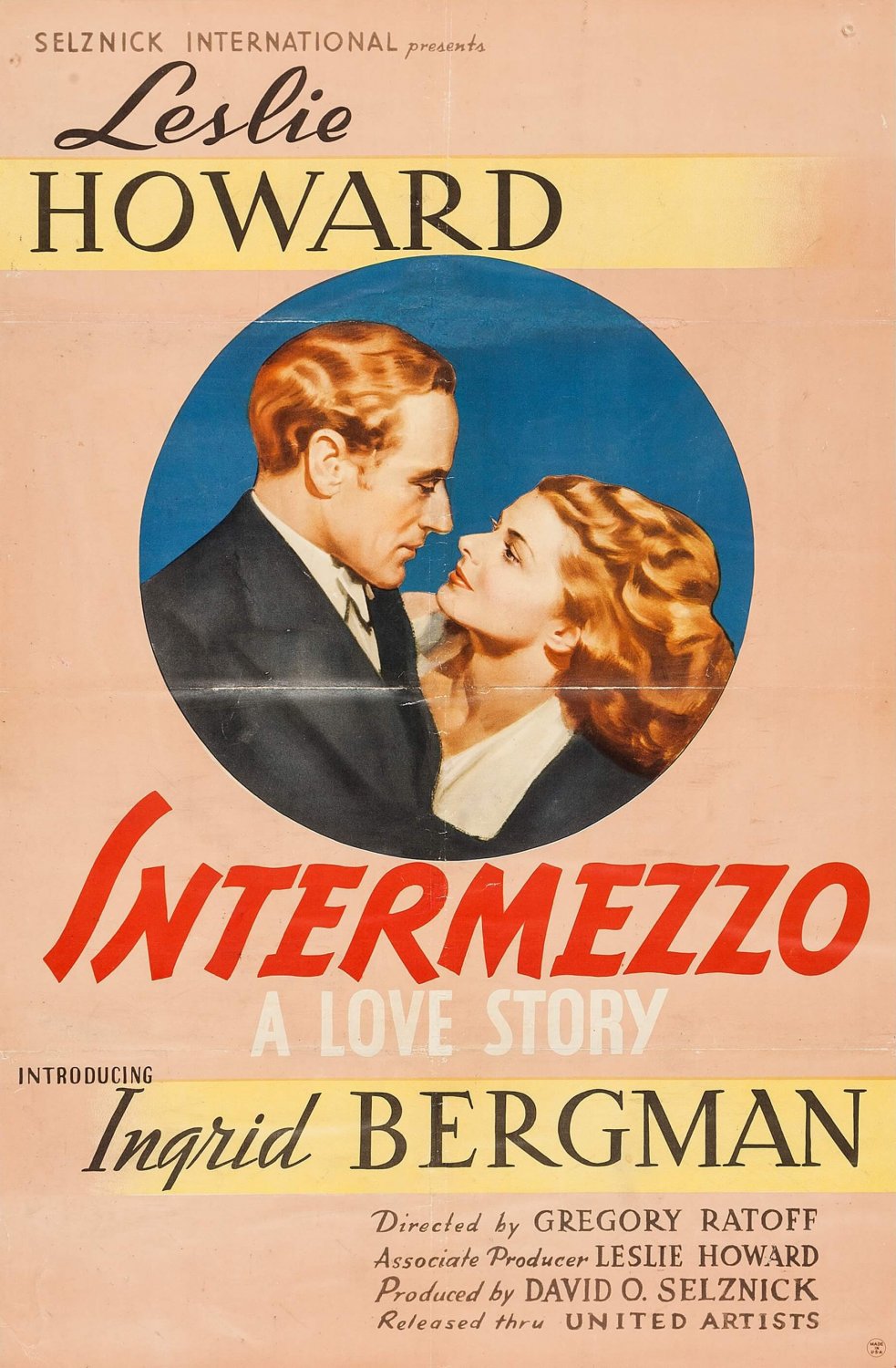 Intermezzo (1939) - Ingrid Bergman  Colorized Version  DVD