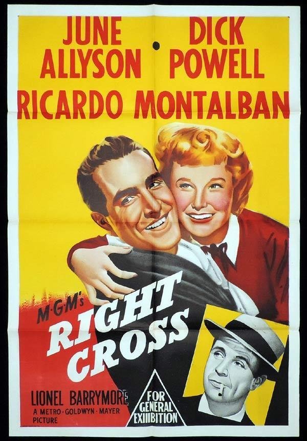 Right Cross (1950) - June Allyson  Colorized Version DVD