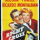 Right Cross (1950) - June Allyson  Colorized Version DVD