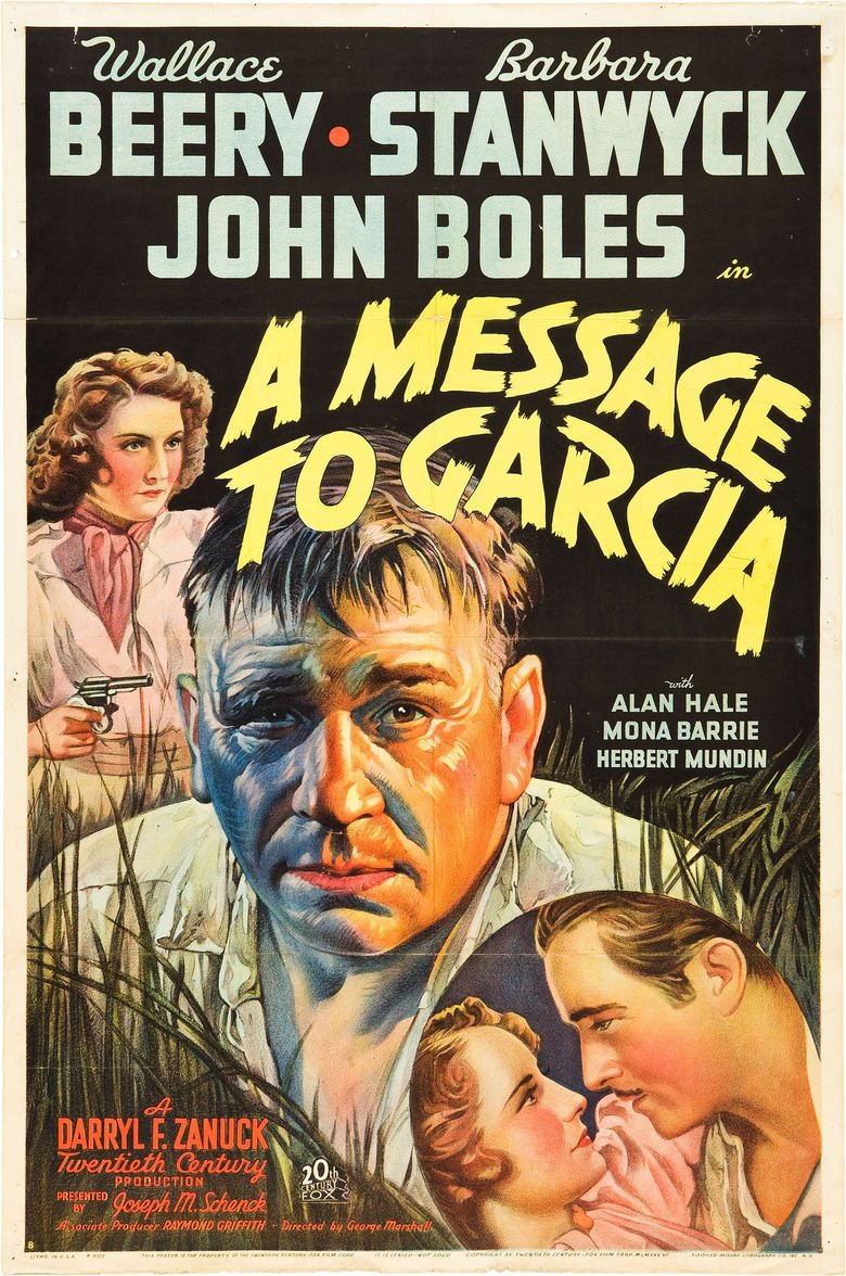 A Message To Garcia (1936) - Wallace Beery  Colorized Version  DVD