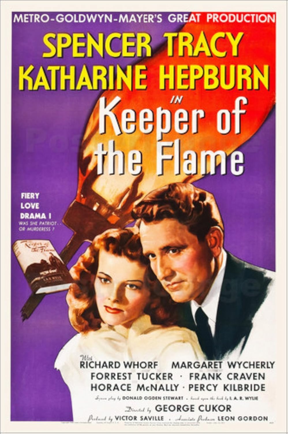 Keeper Of The Flame (1942) - Spencer Tracy  Colorized Version  DVD