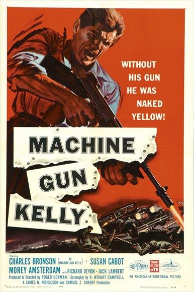 Machine Gun Kelly (1958) - Charles Bronson  Colorized Version DVD