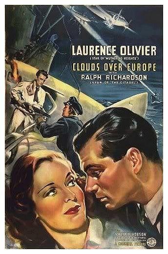 Q Planes AKA Clouds Over Europe (1939) - Laurence Olivier  Colorized Version  DVD