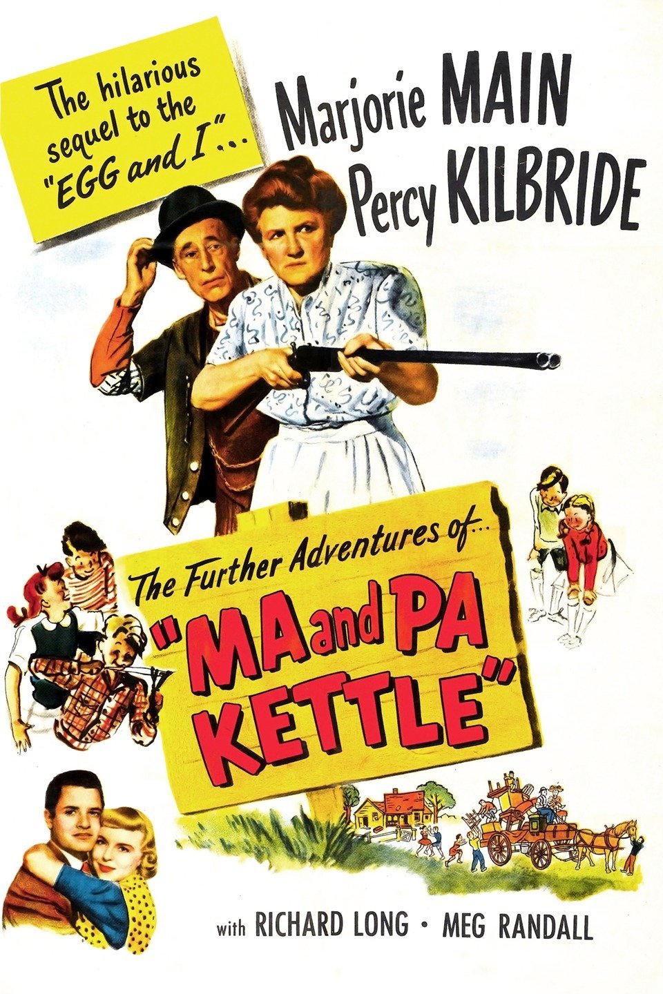 Ma And Pa Kettle (1949) - Marjorie Main  Colorized Version  DVD
