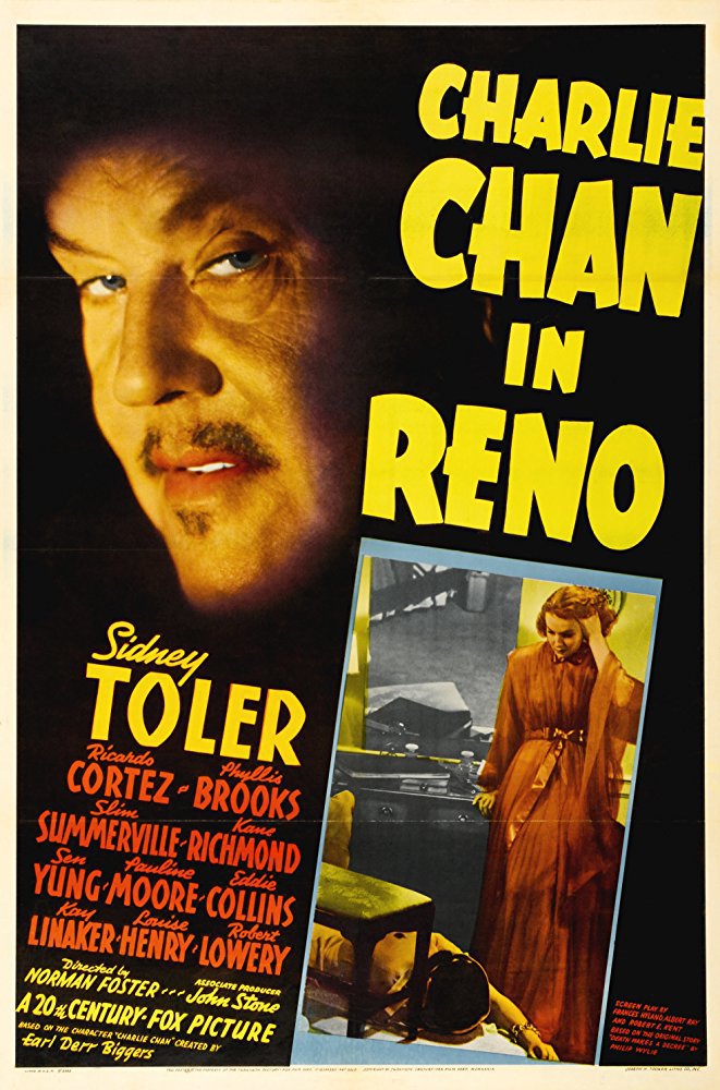 Charlie Chan In Reno (1939) - Sidney Toler  Colorized Version DVD