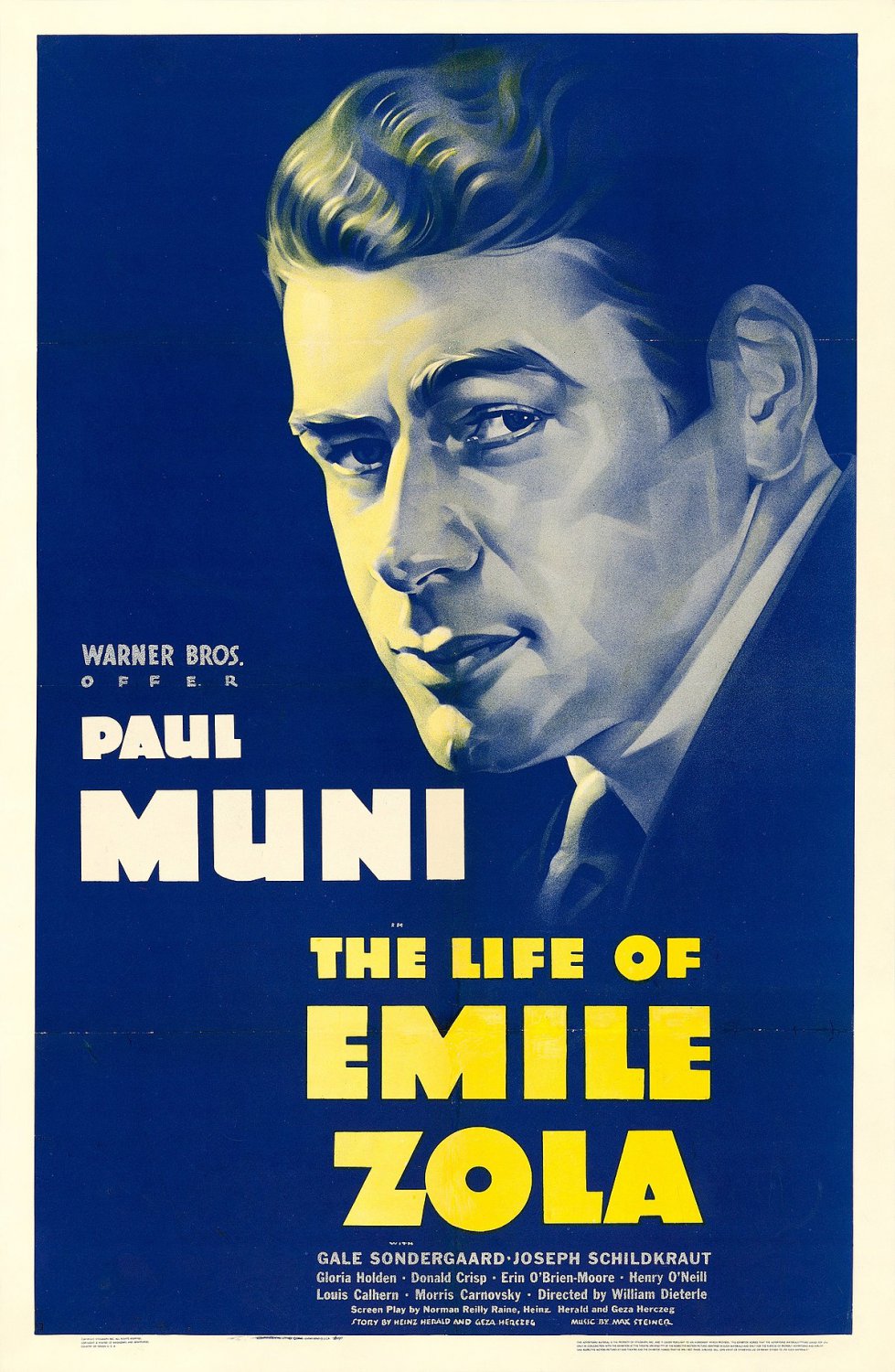 The Life Of Emile Zola (1937) - Paul Muni  Colorized Version DVD