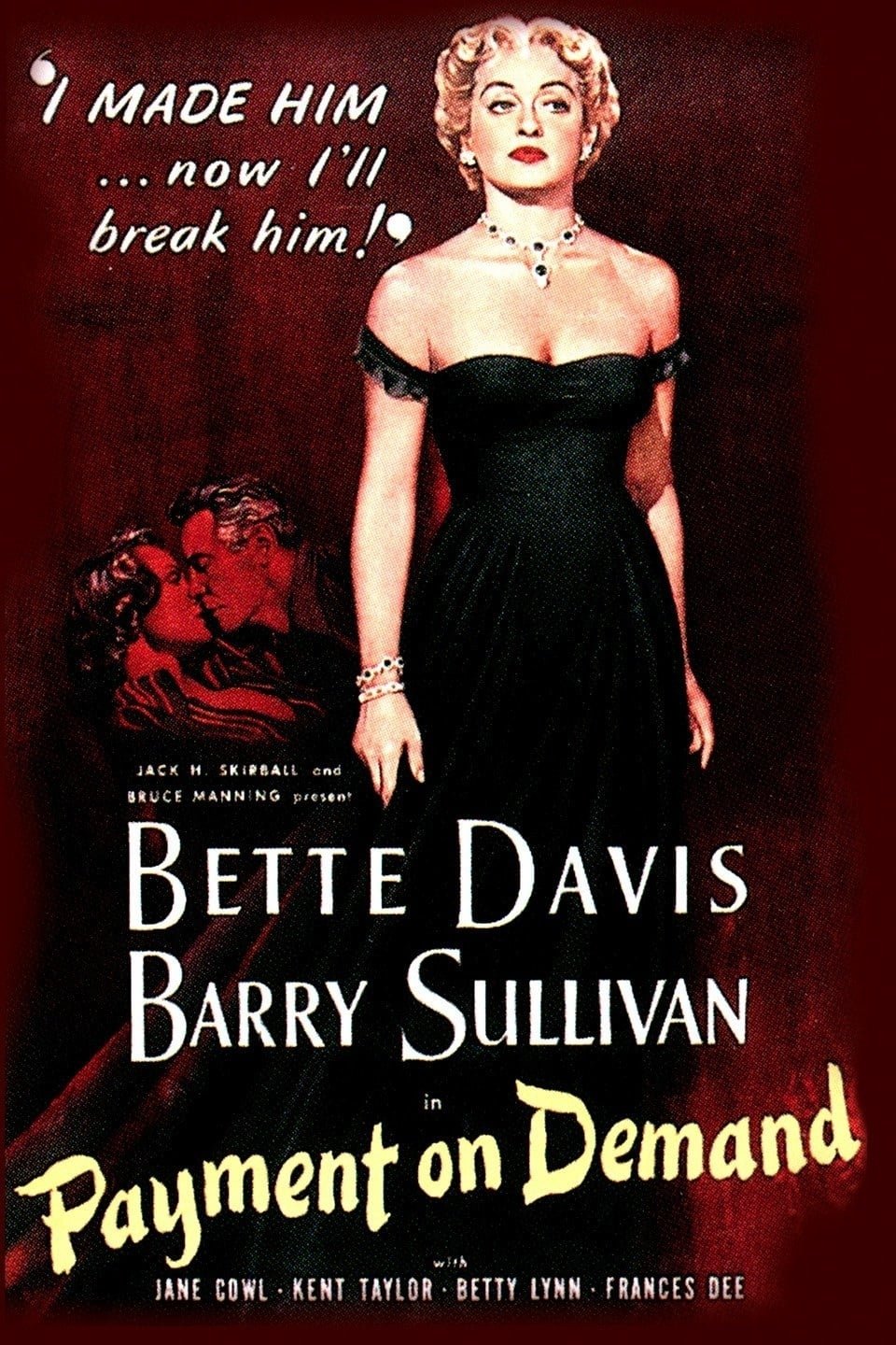 Payment On Demand (1951) - Bette Davis  Colorized Version  DVD