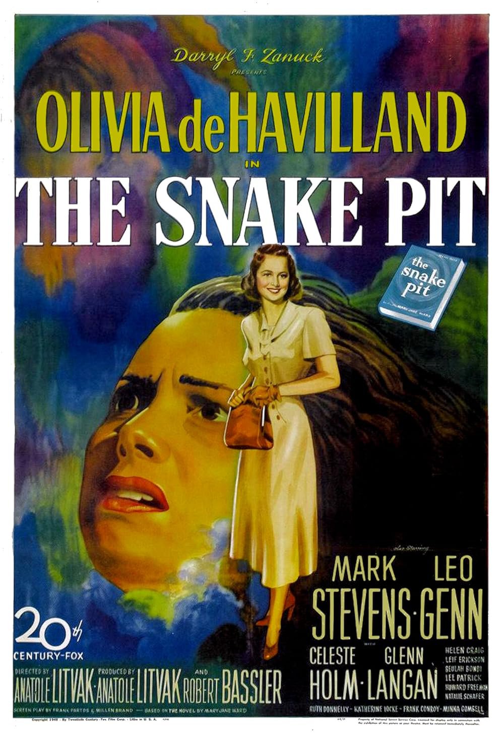 The Snake Pit (1948) - Olivia de Havilland  Colorized Version  DVD