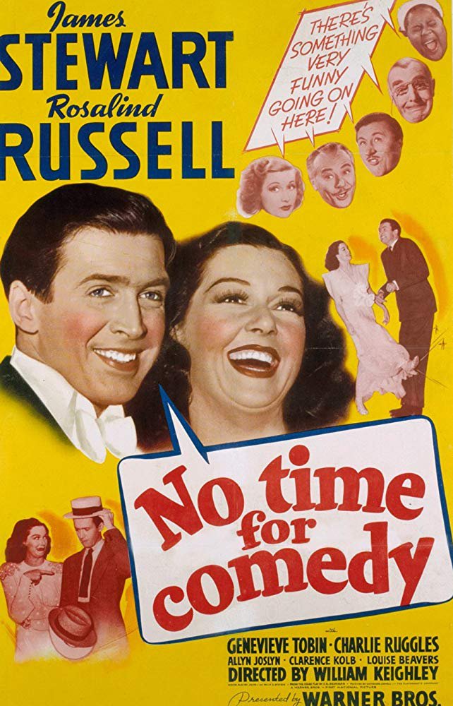 No Time For Comedy (1940) - James Stewart  Colorized Version  DVD