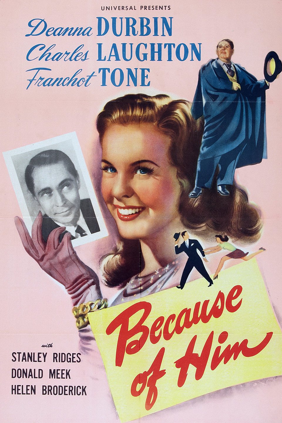 Because Of Him (1946) - Deanna Durbin  Colorized Version  DVD