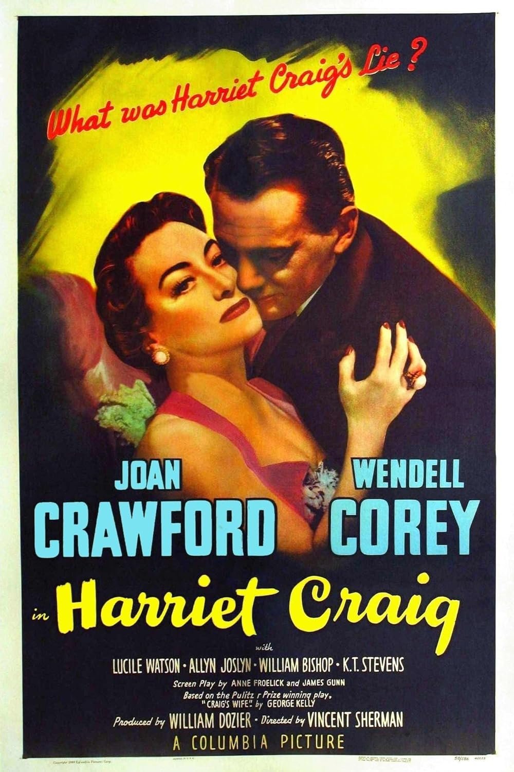 Harriet Craig (1950) - Joan Crawford  Colorized Version  DVD