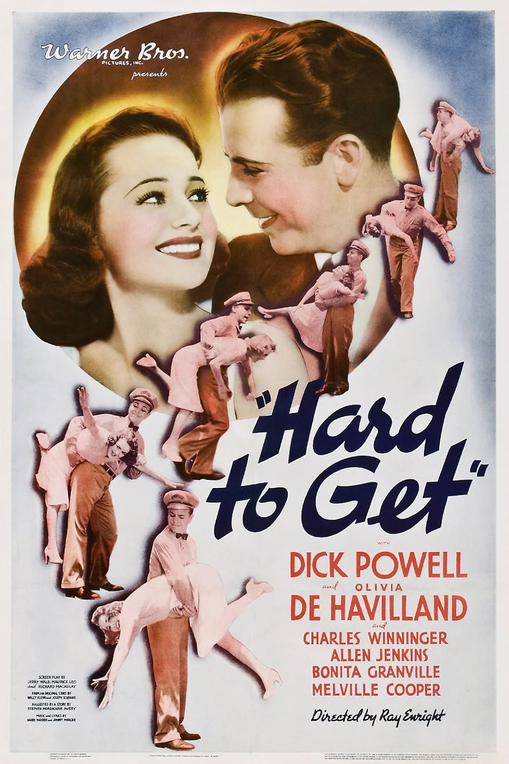 Hard To Get (1938) - Dick Powell  Colorized Version  DVD