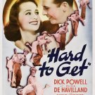 Hard To Get (1938) - Dick Powell  Colorized Version  DVD