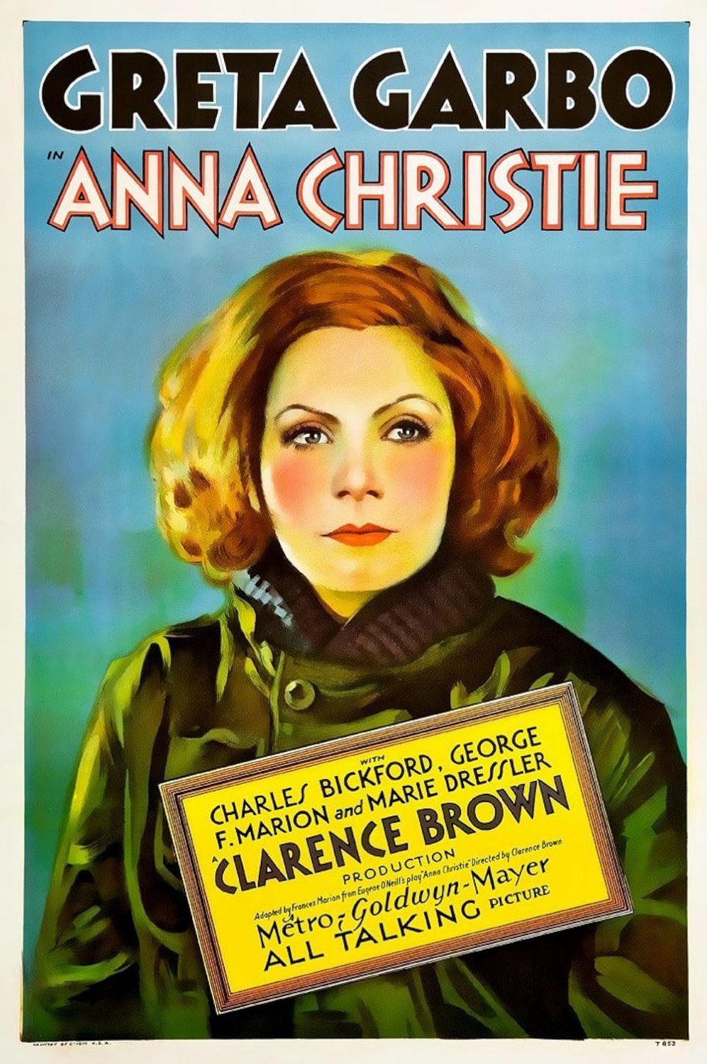 Anna Christie (1930) - Greta Garbo  Colorized Version  DVD