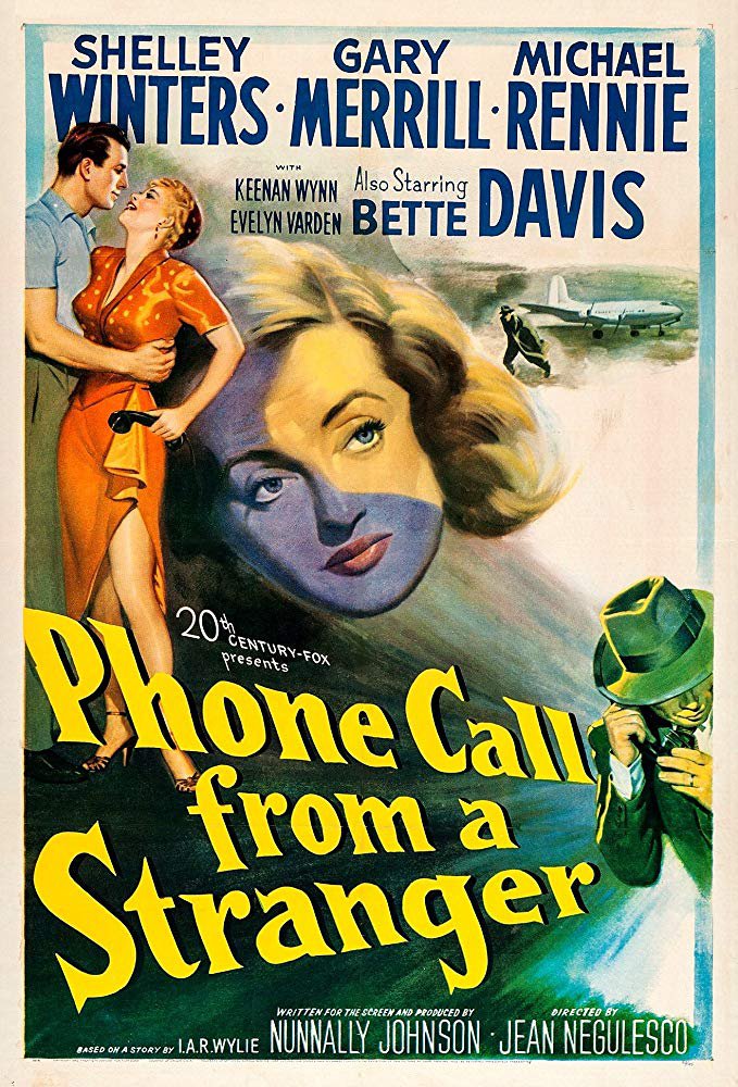 Phone Call From A Stranger (1952) - Bette Davis  Colorized Version DVD