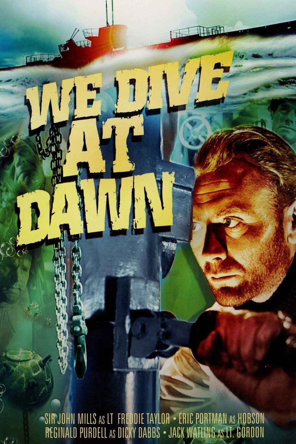 We Dive At Dawn (1943) - John Mills  Colorized Version DVD