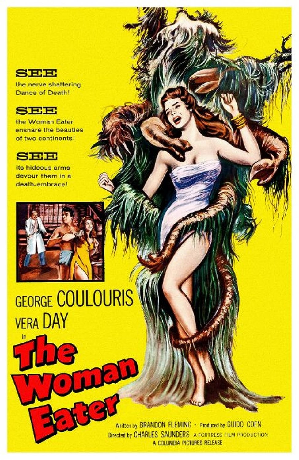 The Woman Eater (1958) - George Coulouris  Colorized Version  DVD