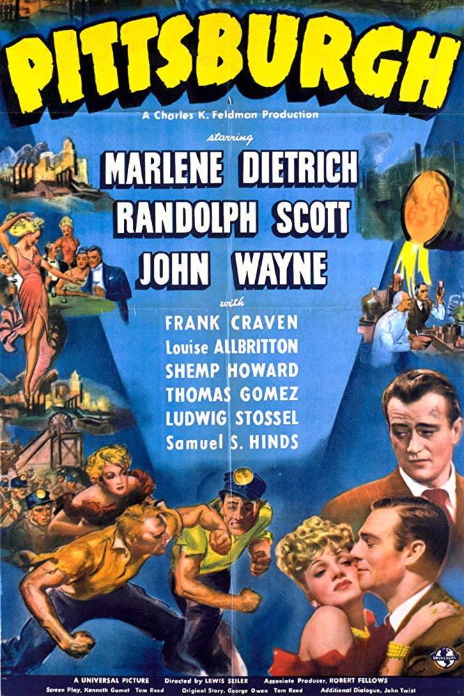 Pittsburgh (1942) - John Wayne  Colorized Version DVD