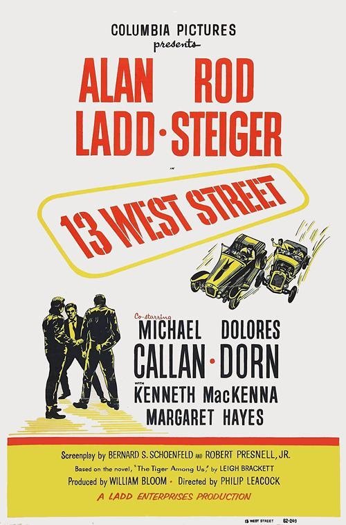 13 West Street (1962) - Alan Ladd  Colorized Version  DVD