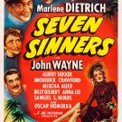 Seven Sinners (1940) - John Wayne  Colorized Version  DVD
