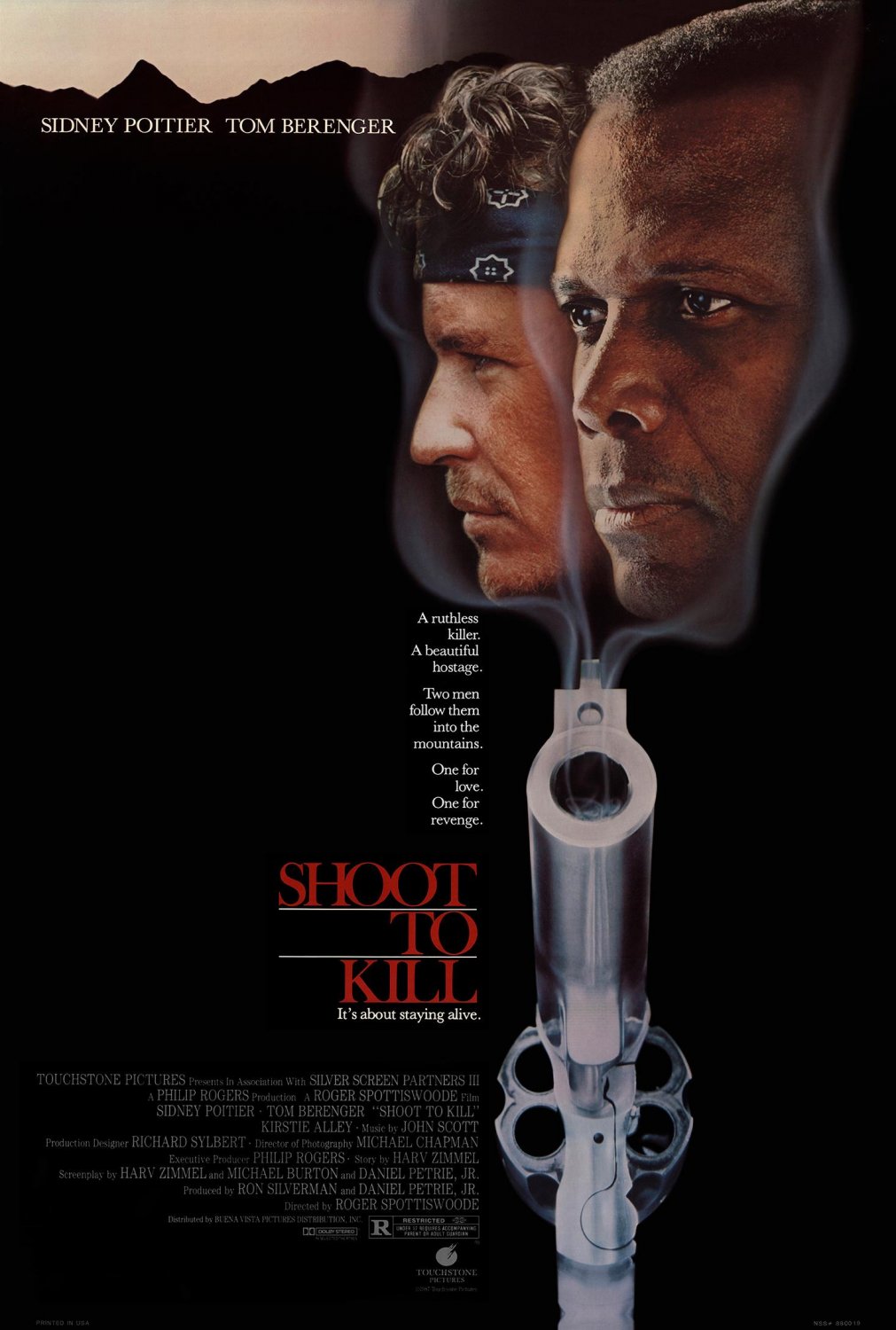 Shoot To Kill (1988) - Sidney Poitier  DVD