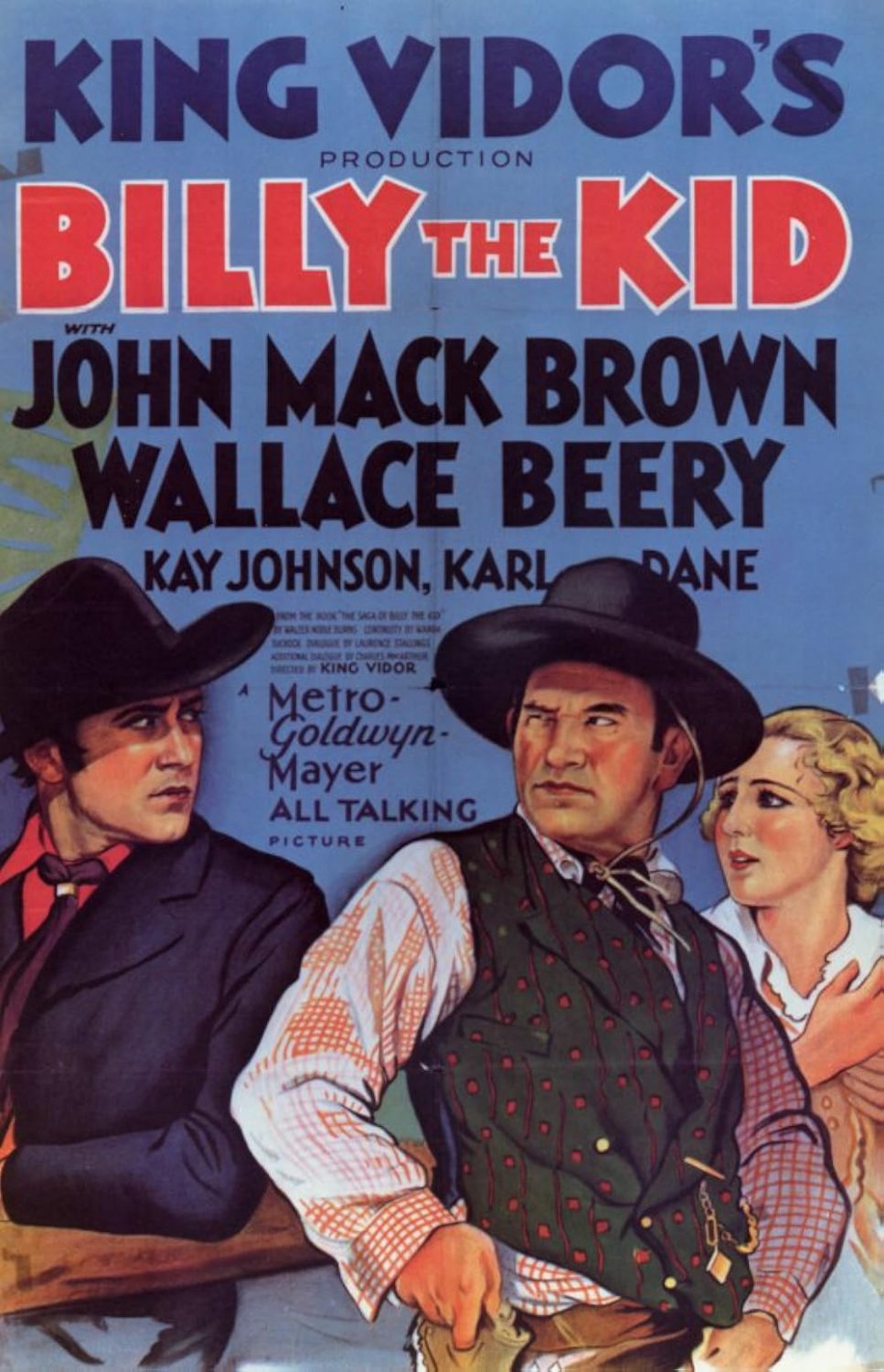 Billy The Kid (1930) - Wallace Beery  Colorized Version  DVD