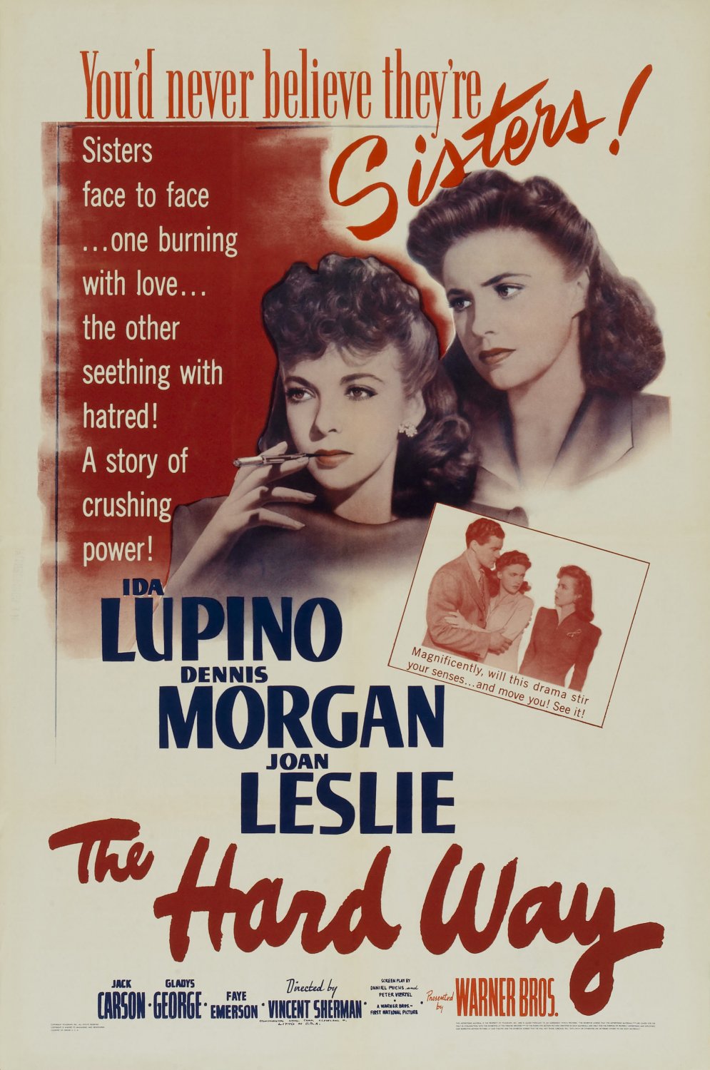 The Hard Way (1943) - Ida Lupino  Colorized Version  DVD