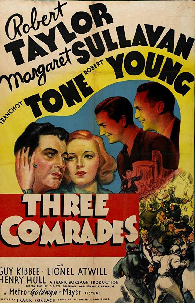 Three Comrades (1938) - Robert Taylor  Colorized Version  DVD