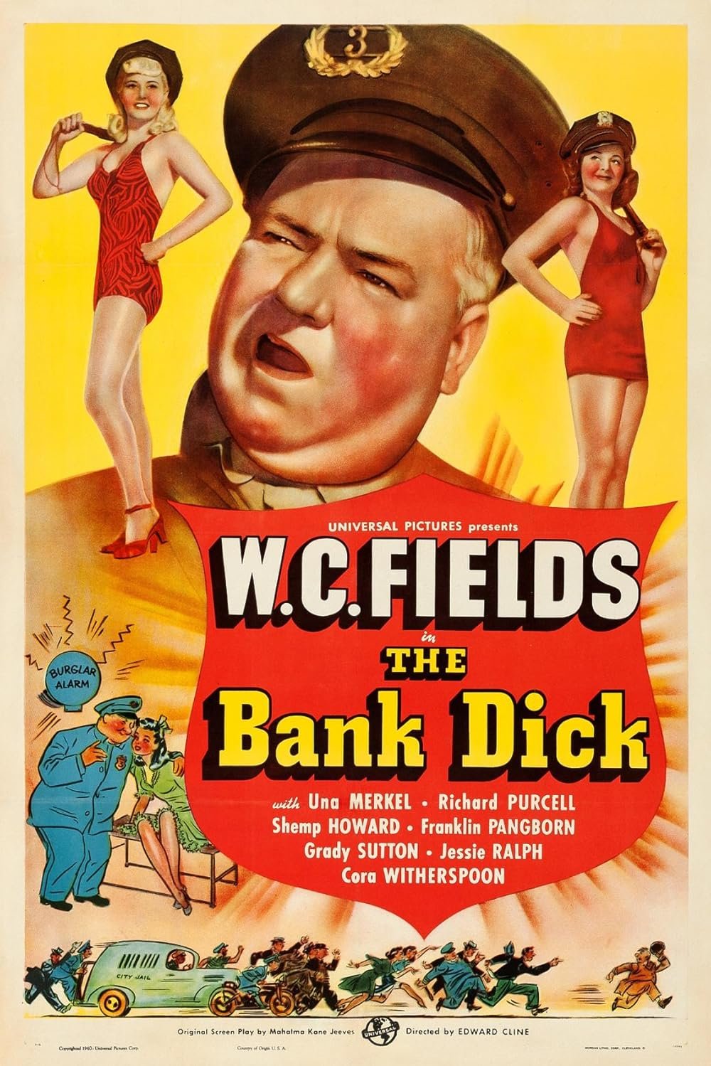 The Bank Dick (1940) - W.C. Fields  Colorized Version  DVD