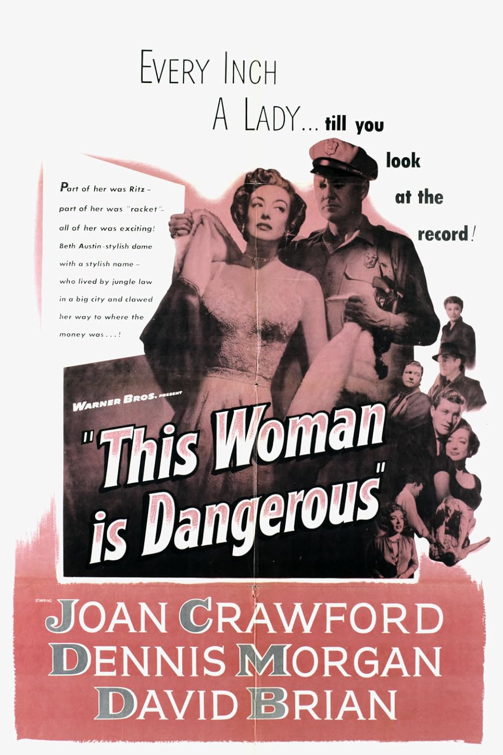 This Woman Is Dangerous (1952) - Joan Crawford  Colorized Version  DVD