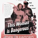 This Woman Is Dangerous (1952) - Joan Crawford  Colorized Version  DVD