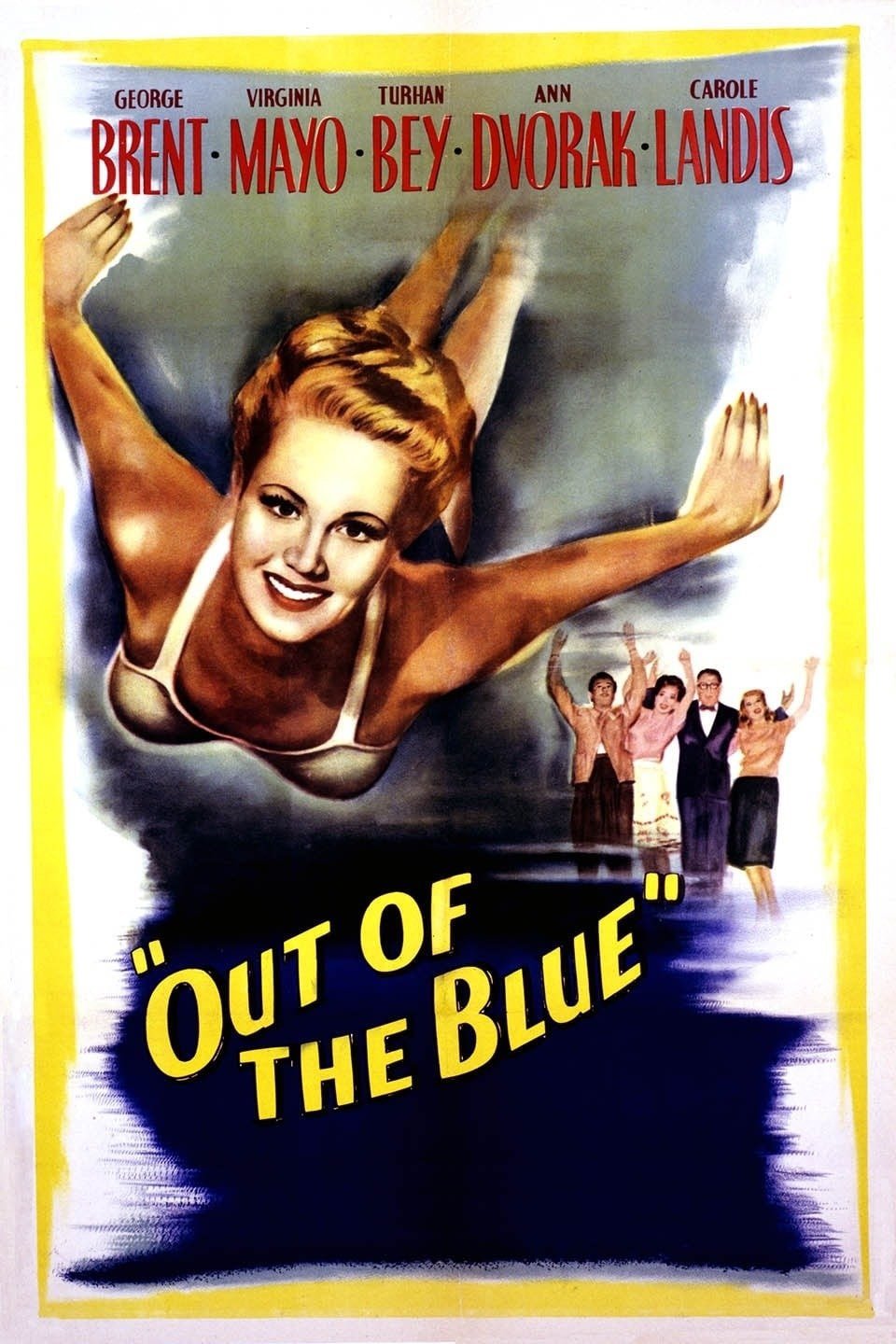 Out Of The Blue (1947) - George Brent  Colorized Version  DVD