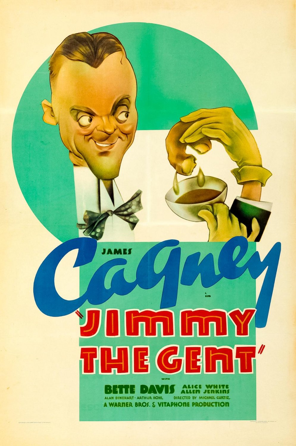 Jimmy The Gent (1934) - James Cagney  Colorized Version  DVD