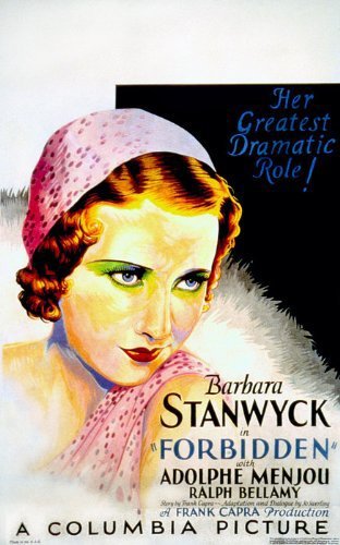Forbidden (1932) - Barbara Stanwyck  Colorized Version  DVD