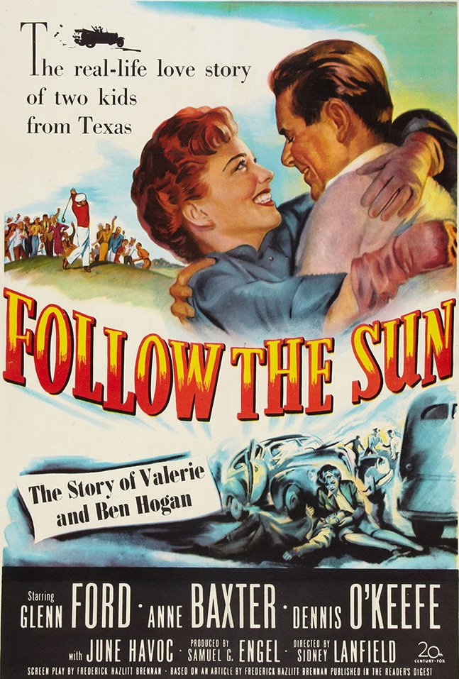 Follow The Sun (1951) - Glenn Ford  Colorized Version  DVD