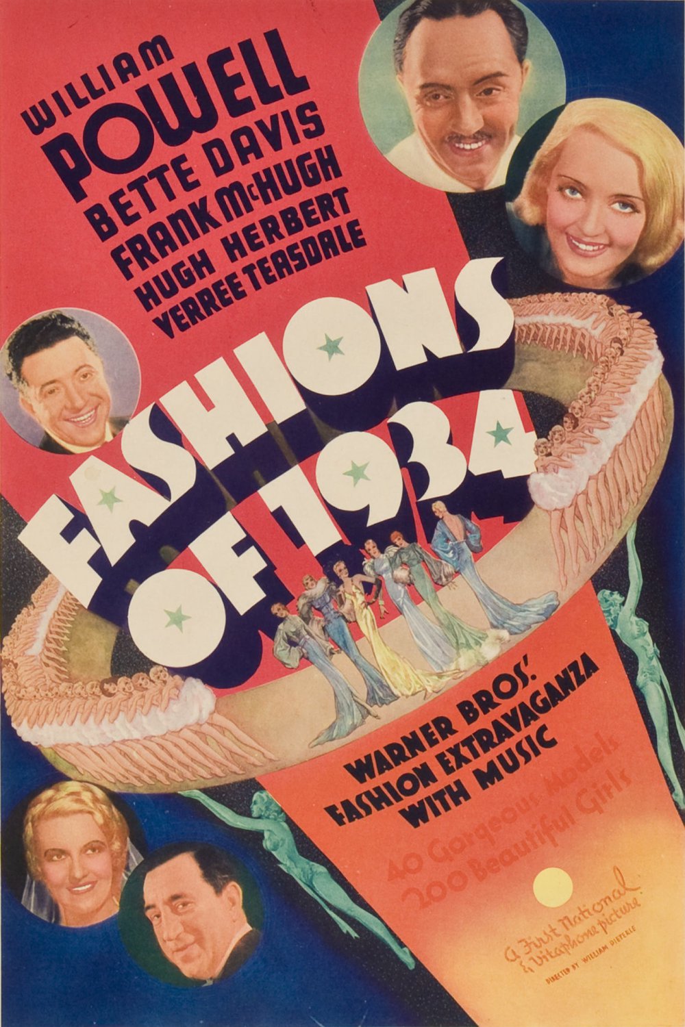 Fashions Of 1934 (1934) - William Powell  Colorized Version  DVD
