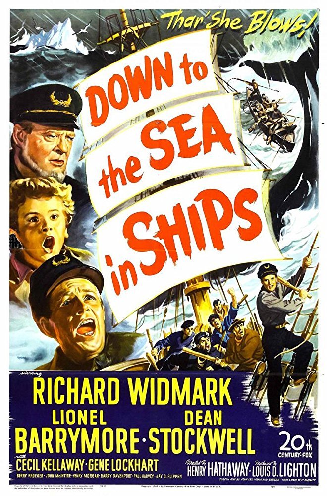 Down To The Sea In Ships (1949) - Richard Widmark  Colorized Version DVD