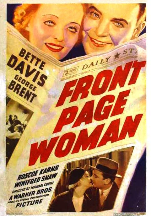 Front Page Woman (1935) - Bette Davis  Colorized Version  DVD