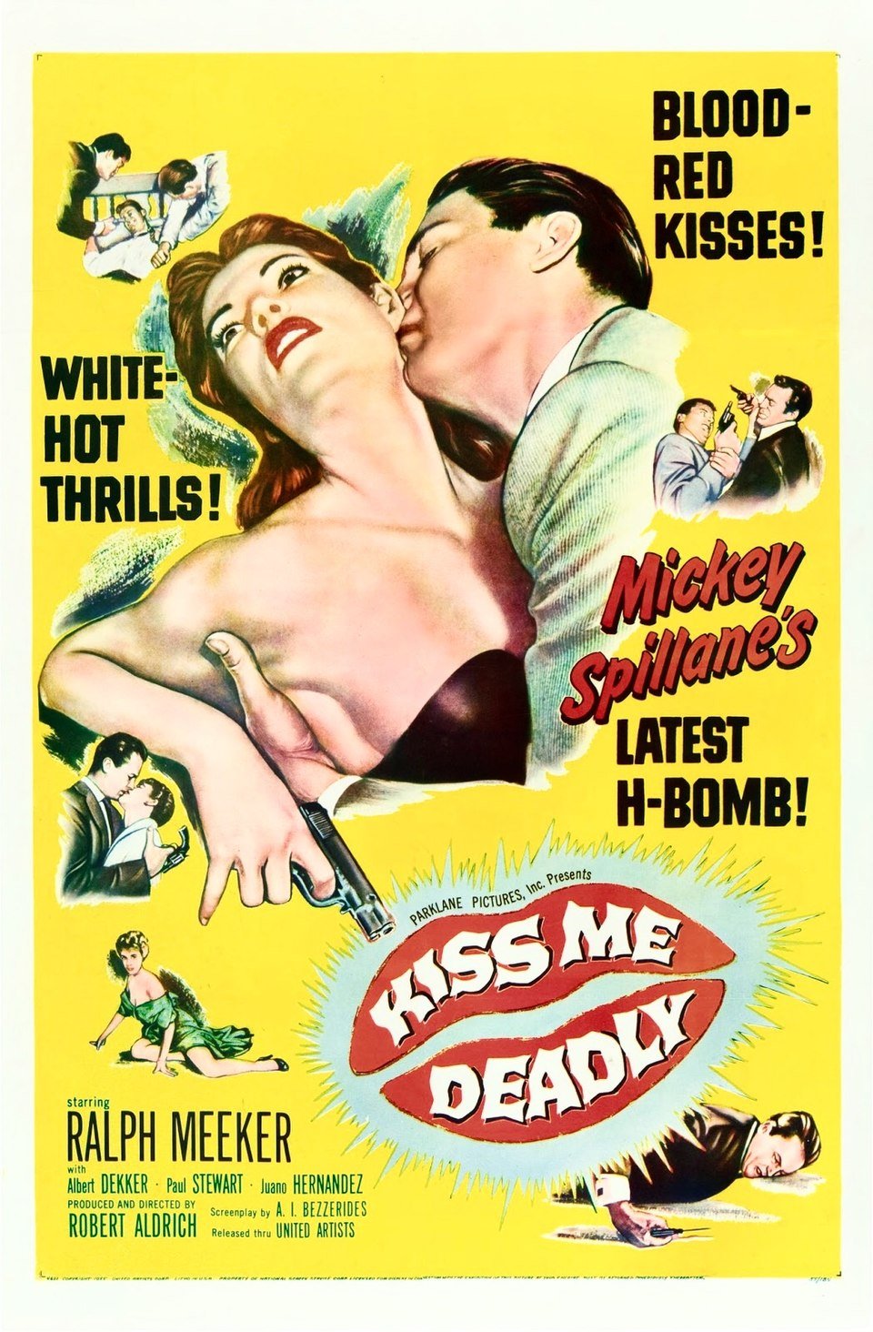 Kiss Me Deadly (1955) - Ralph Meeker  Colorized Version  DVD