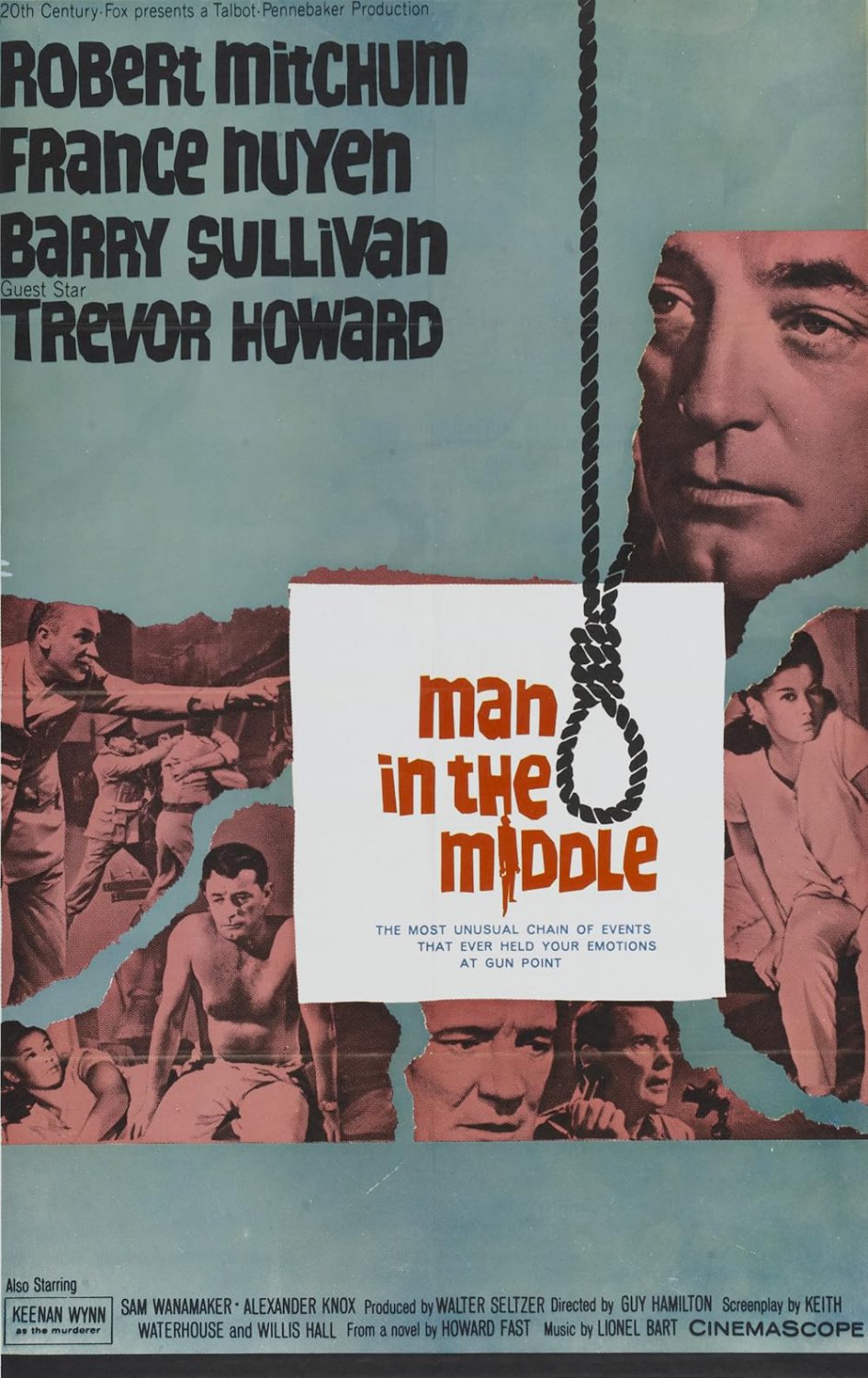 Man In The Middle (1964) - Robert Mitchum  Colorized Version  DVD