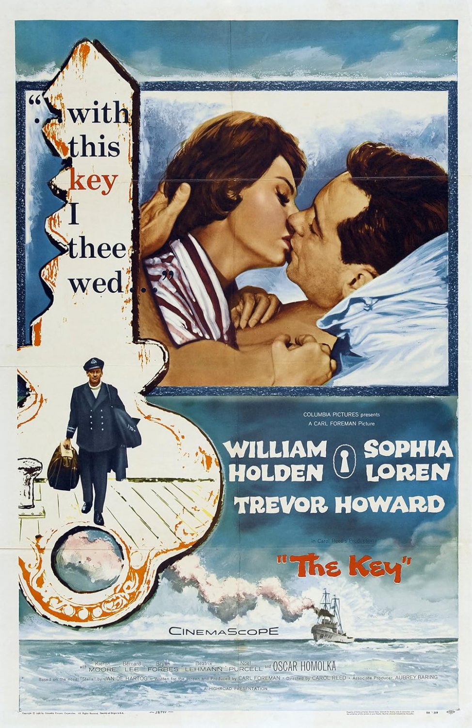 The Key (1958) - William Holden  Colorized Version  DVD