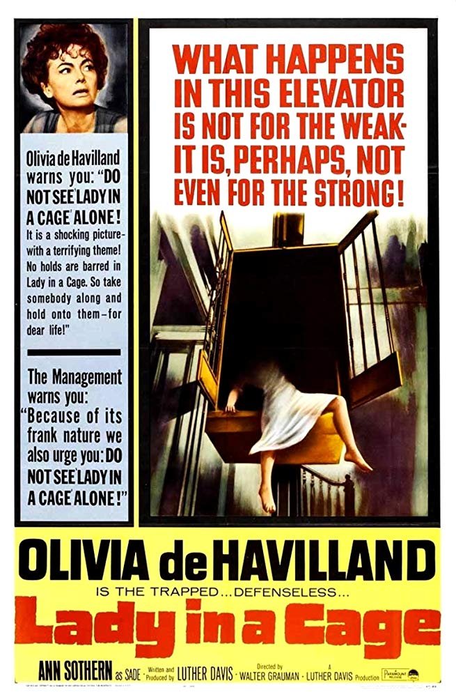 Lady In A Cage (1964) - Olivia De Havilland  Colorized Version  DVD
