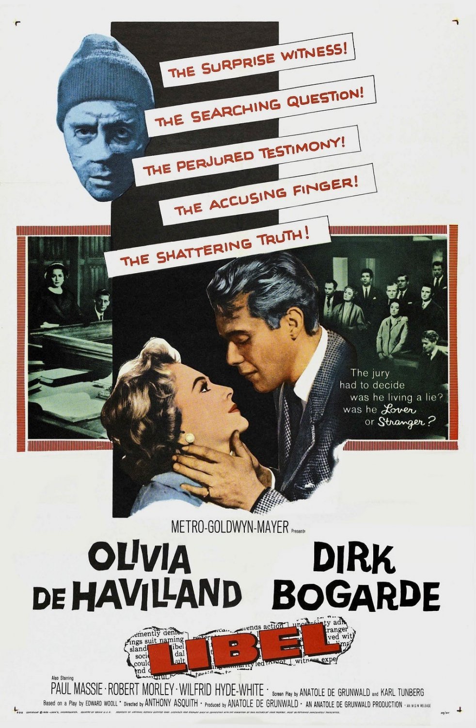 Libel (1959) - Dirk Bogarde  Colorized Version  DVD