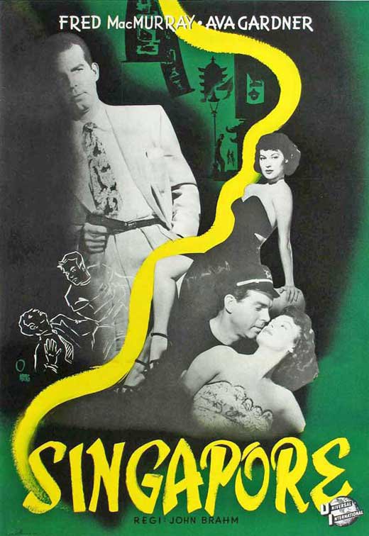 Singapore (1947) - Fred MacMurray  Colorized Version DVD