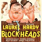 Block-Heads (1938) - Laurel & Hardy  Colorized Version  DVD
