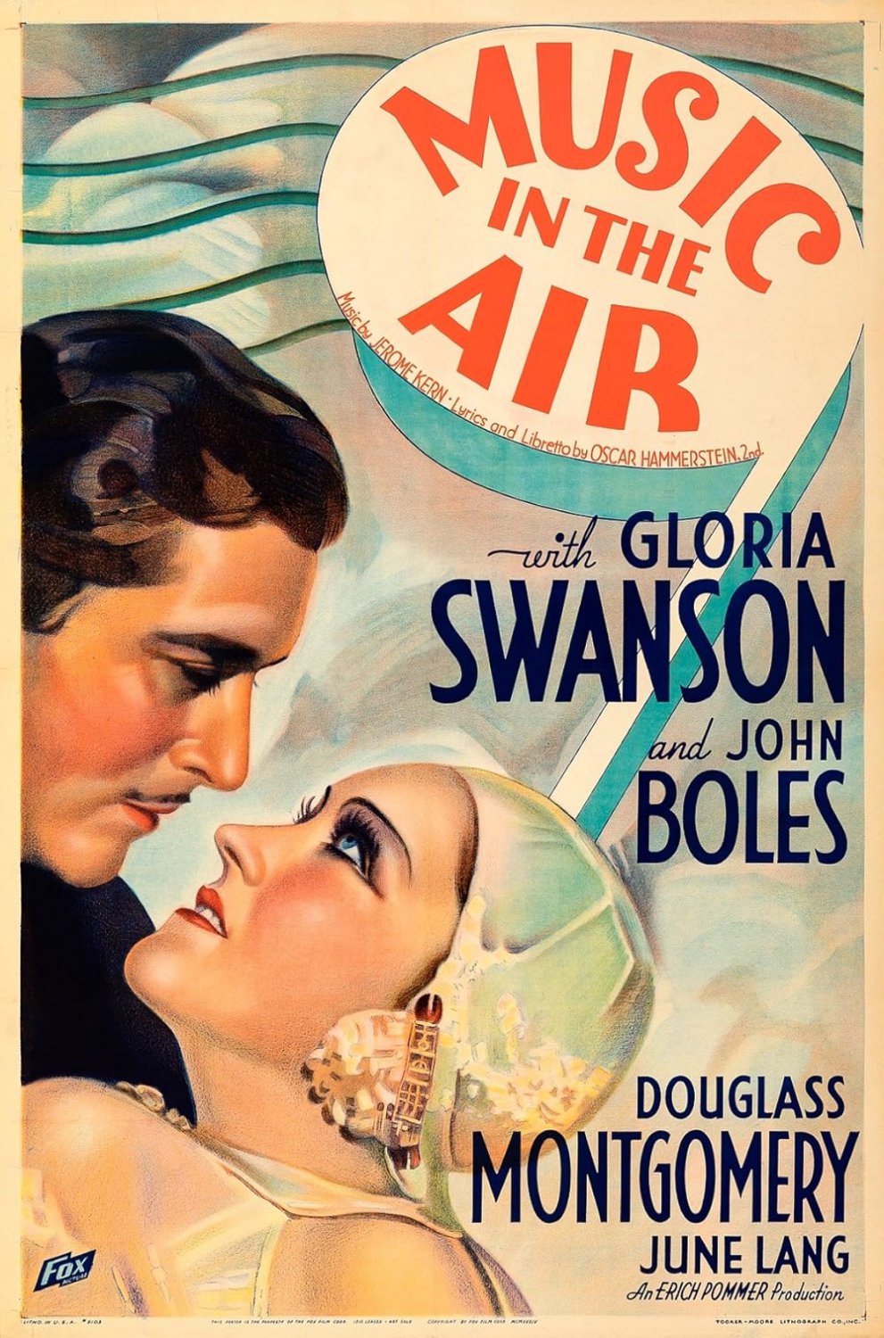 Music In The Air (1934) - Gloria Swanson  Colorized Version  DVD